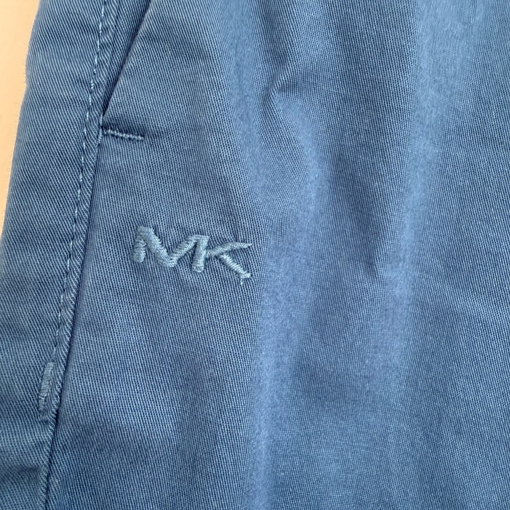 Michael Kors Mens Ocean Blue Stretch Cotton Shorts W30 - Picture 7 of 10